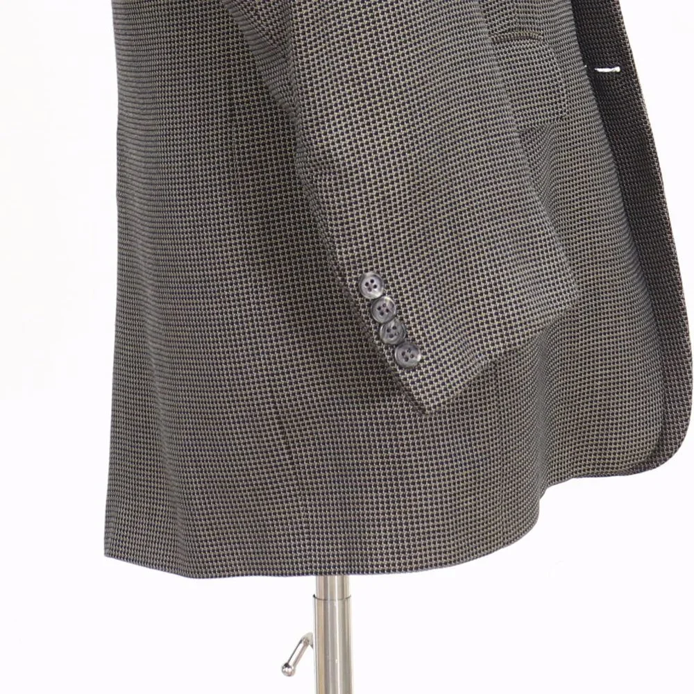 Hart Schaffner Marx 38R Beige HT 2-Button Sport Coat Blazer Jacket O059